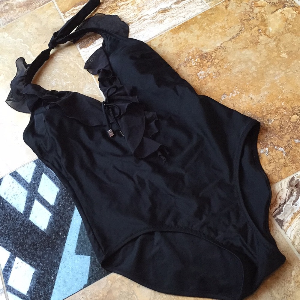 Be Creative super sexy plunge ruffled neckline